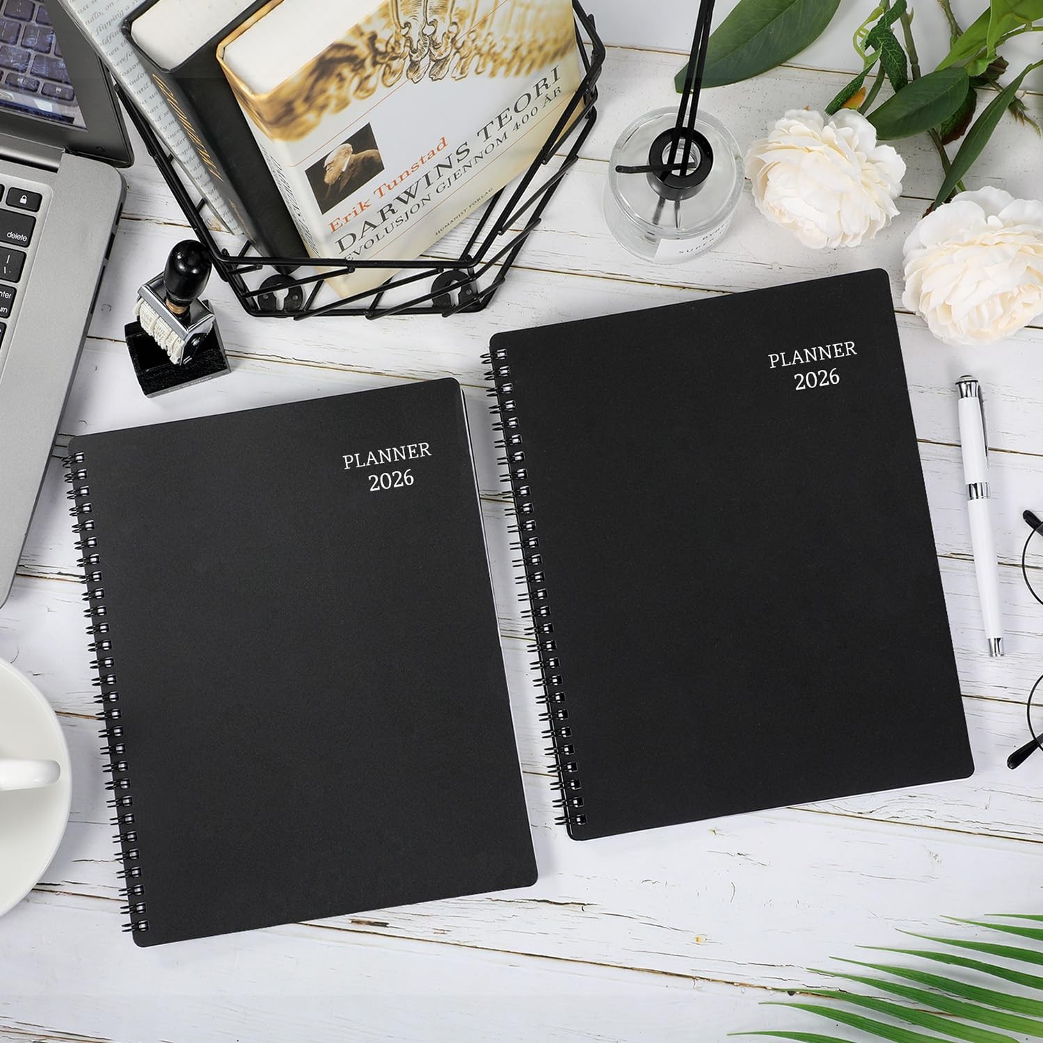 Planner 2026 Weekly & Monthly 8″ x 10″ 12 Monthly Tabs Strong Twin-Wire Binding
