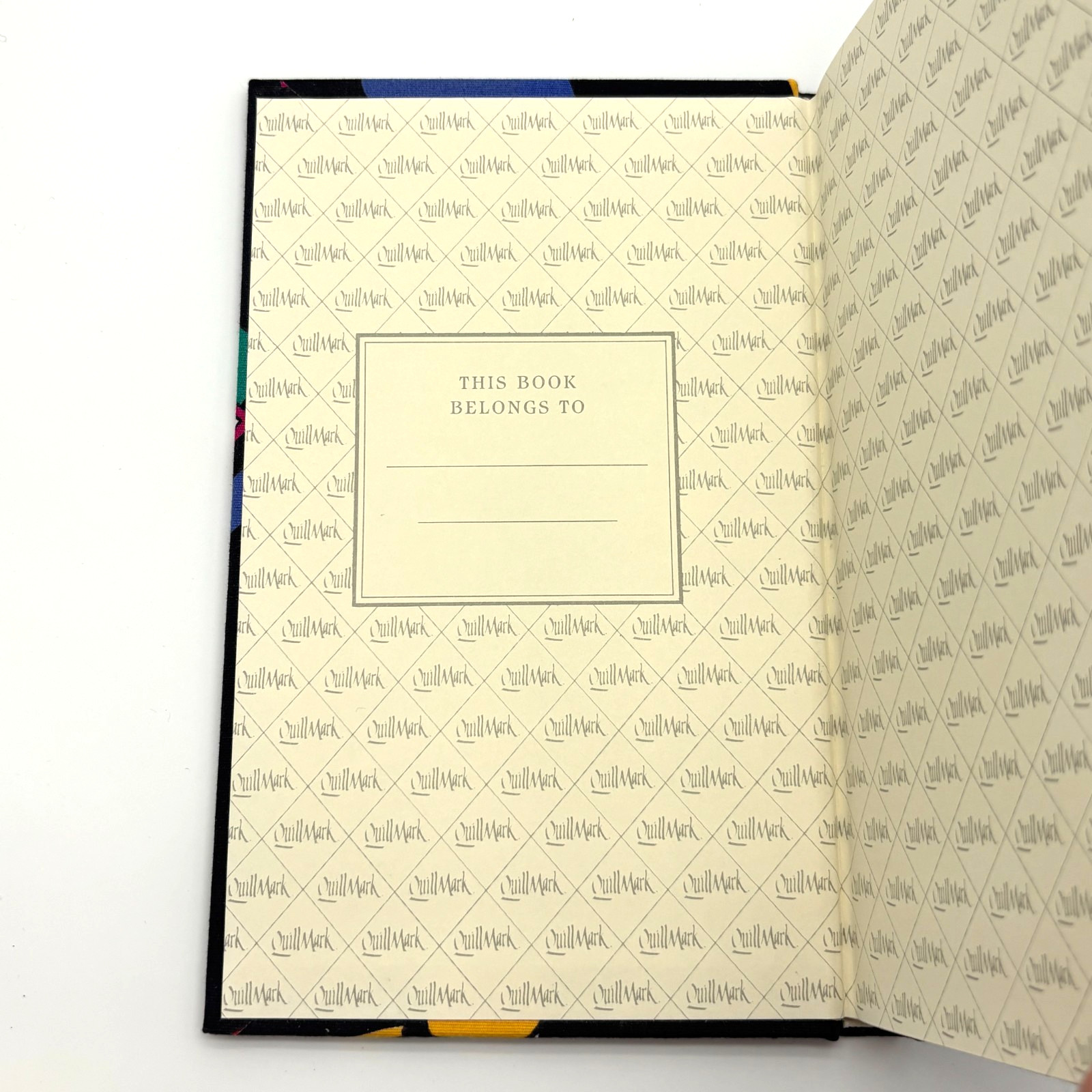 QuillMark 1990 Vintage Fabric Journal Whale Sailboat Nautical Lined Unused