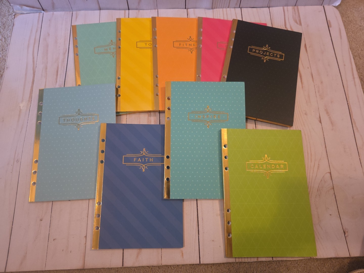 Recollections CREATIVE YEAR Menu To Do Fitness Goals Projects 5.75″ x 8.25″ X9