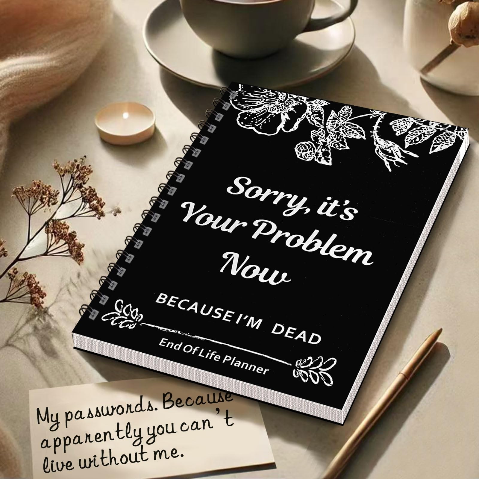 Rovhity End of Life Planner – “Sorry, It’s Your Problem Now” Funny black