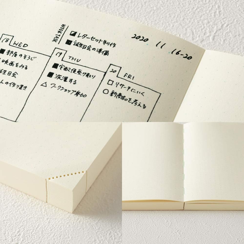 DESIGNPHIL Midori 15313006 Notebook, MD Journal, A5, 1 light blue