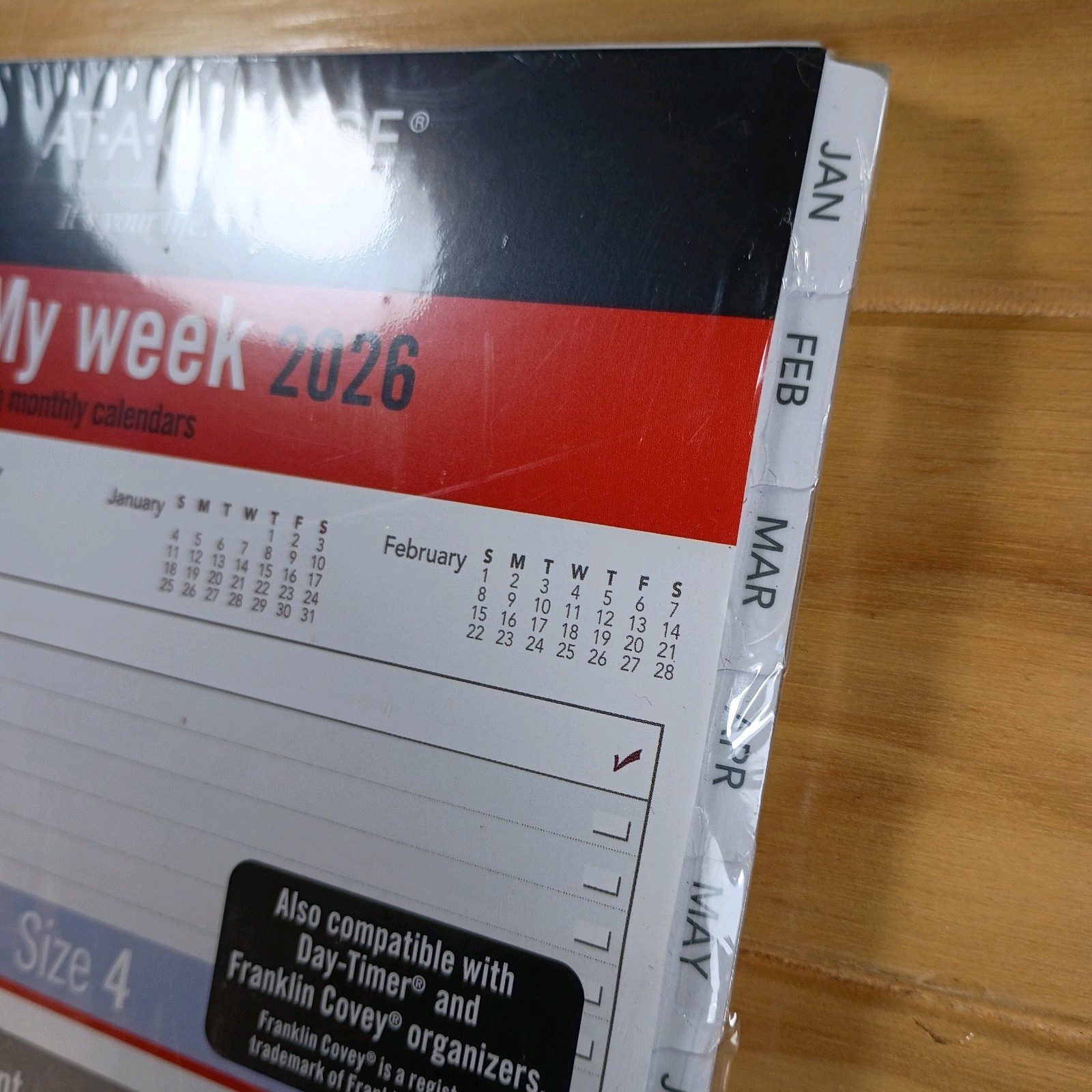 2X AT-A-GLANCE My Week 2026 Zise 4 With Monthly Calendars Item #061-285Y