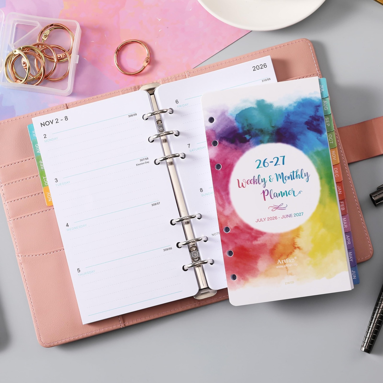 Planner Refills 2026-2027 – Planner Inserts, 2026-2027 Weekly and Monthly Cal…