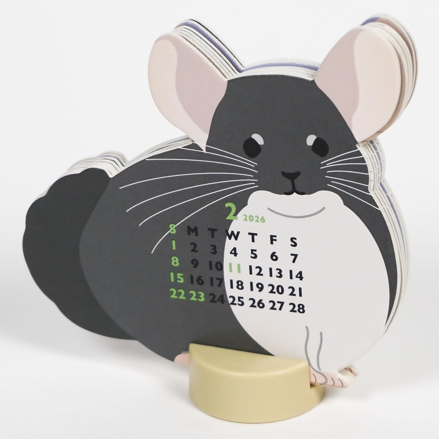 GreetingLife 2026 Calendar Mini Chinchilla C-1707-ET