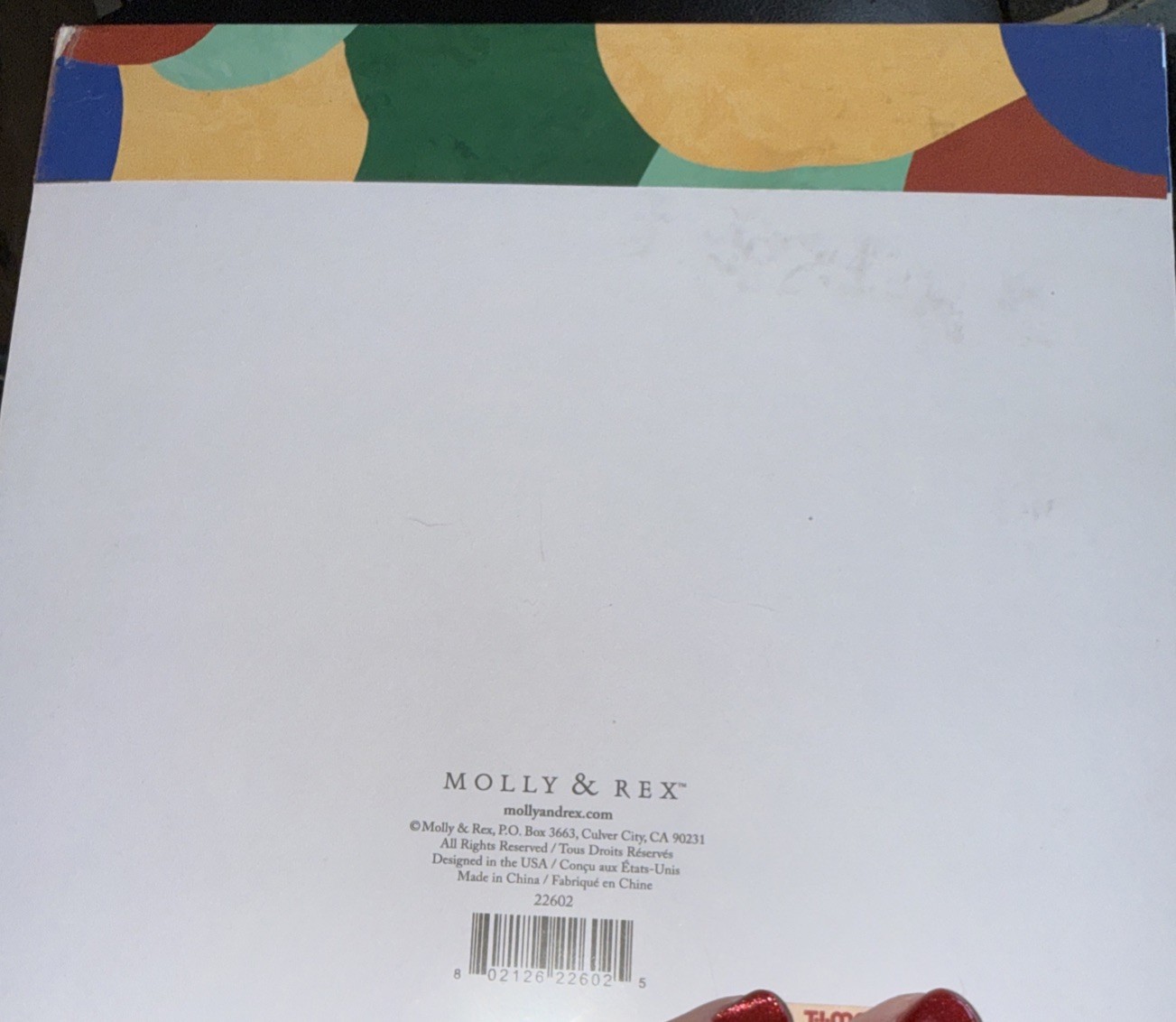Molly & Rex~Punch Studio~ Weekly Planner Notepad~80 Sheets~Size 8″ x 8″~Undated
