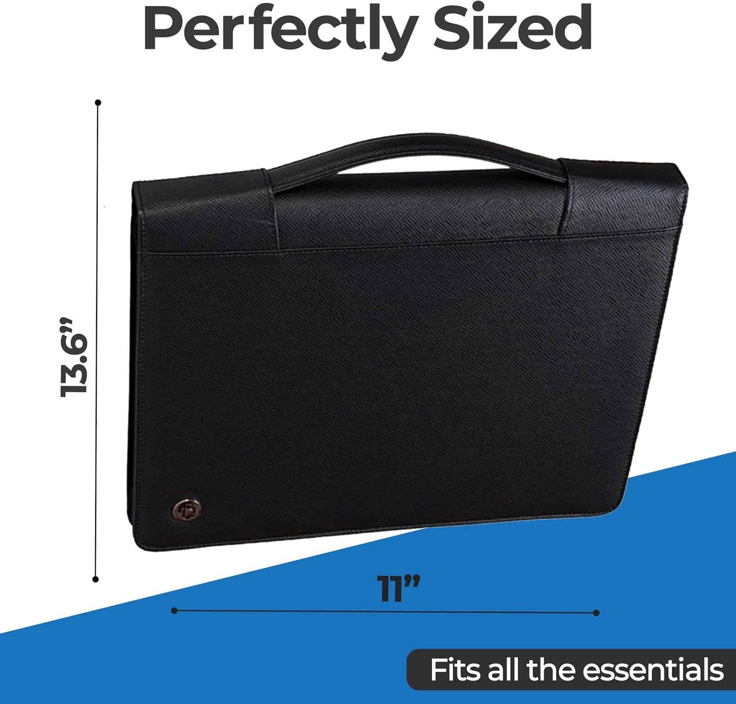 Leather Padfolio with Compact Design – Perfect for Professionals