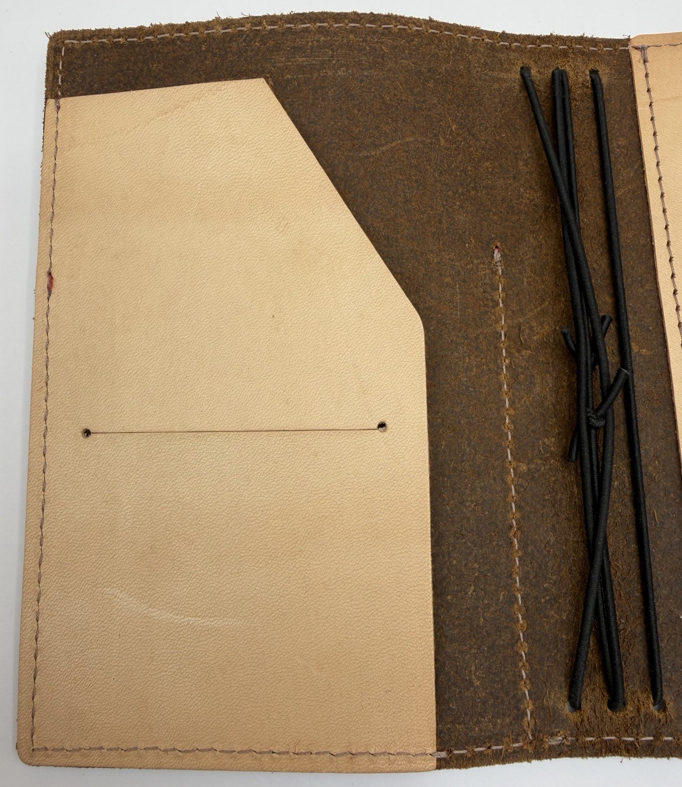 Sojourner Pocket Plus Traveler’s Notebook Brown Leather 4 Elastic Folio TN