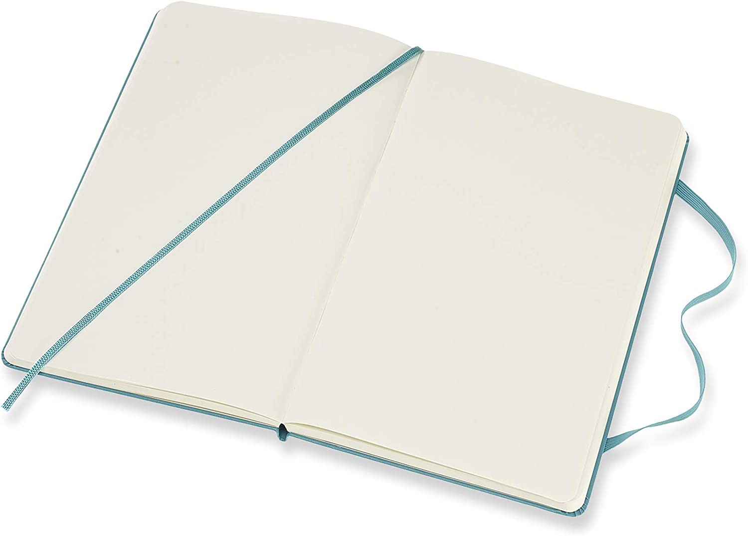 Moleskine Classic Notebook Hard Cover Large Plain/Blank Reef Blue 240 Pages