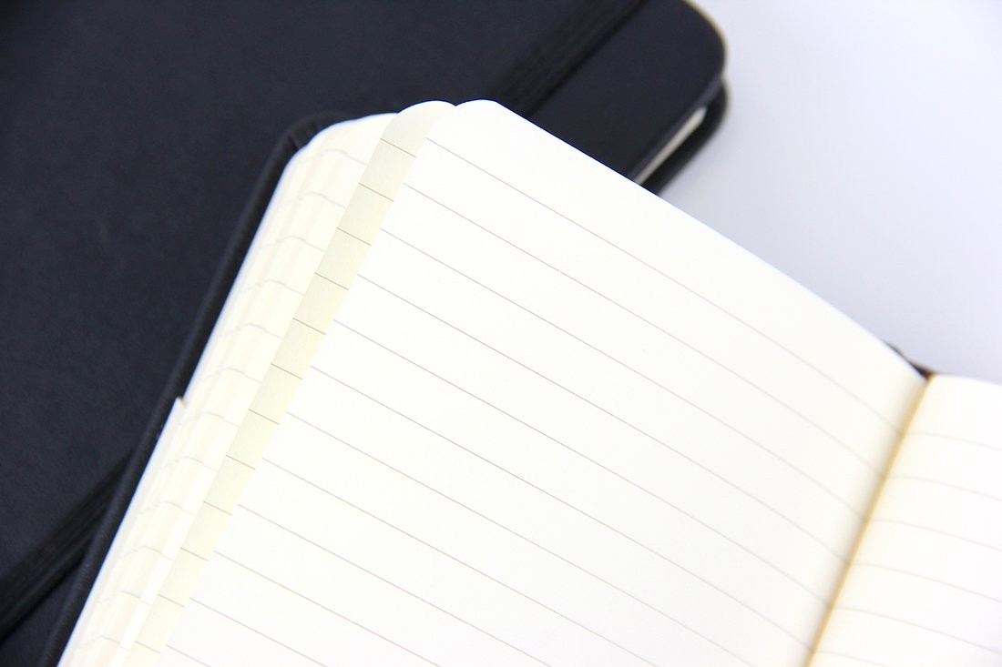 Pocket Notebook 3.5″ x 5.5″ – 144 Pages, Small Hardcover Journal with Pen Holder
