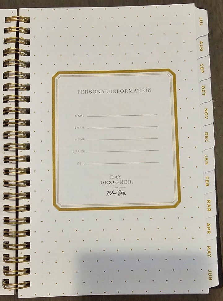 2026-2027 Blue Sky Day Designer Ophelia Academic W&M Planner (5″ x 8″)