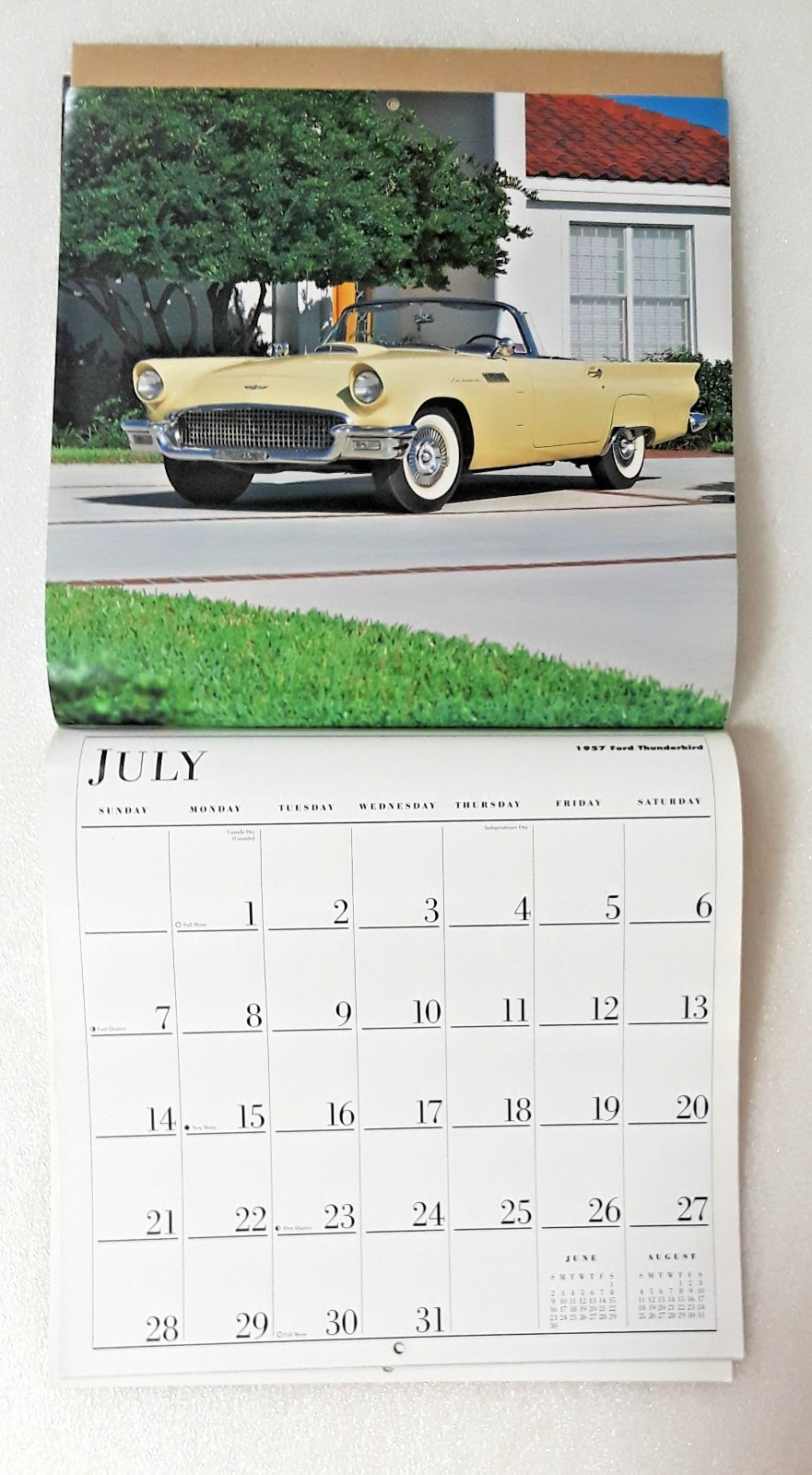 Classic Cars 1996 Calendar – Great Photos — Free Shipping