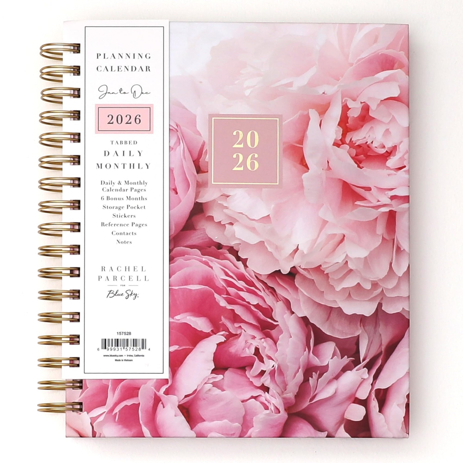 Blue Sky Rachel Parcell 2026 Daily and Monthly Planner Calendar, January 2026…