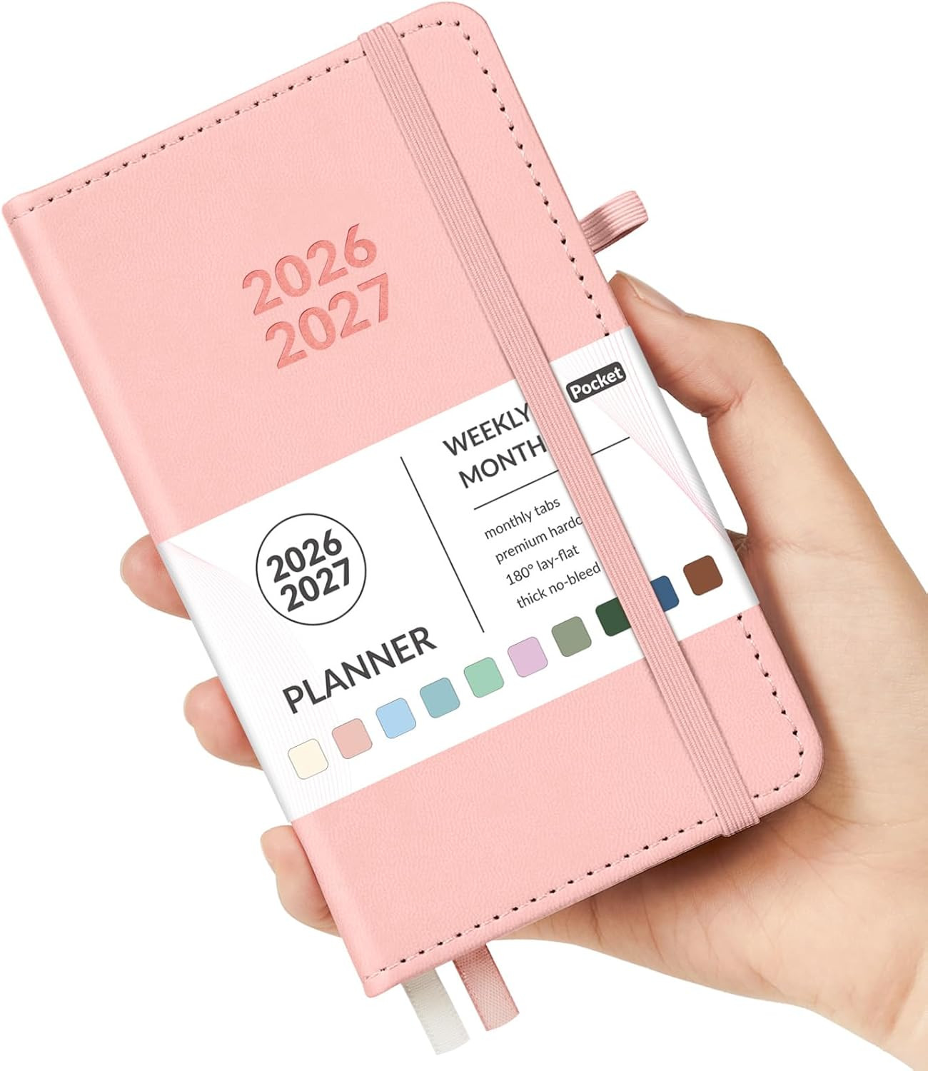 Pocket Planner 2026-2027, Weekly Monthly Planners for Purse, 3.5″ X 6″, July 202