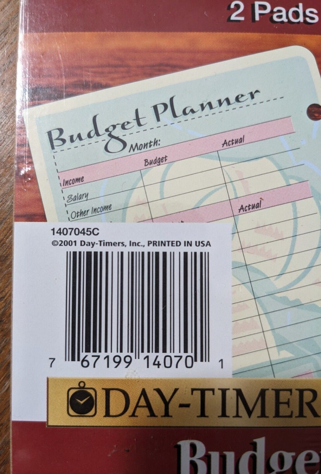 Vintage 2001 Day-Timer Navigator Budget Planner Pads – 5.5 in X 8.5 in