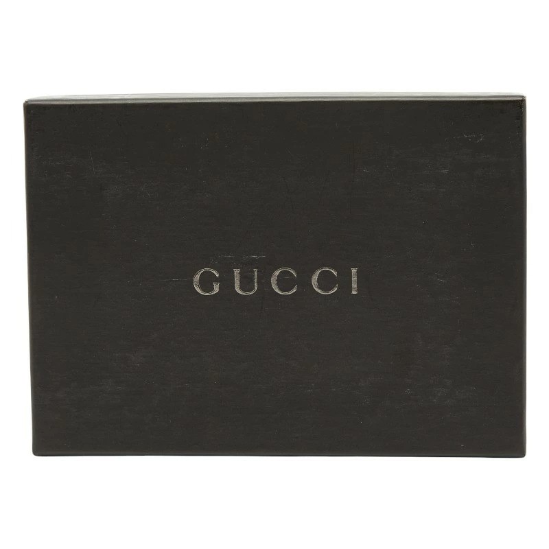 GUCCI notebook cover GG canvas Beige/Brown Leather 14x11cm w/Box F/S