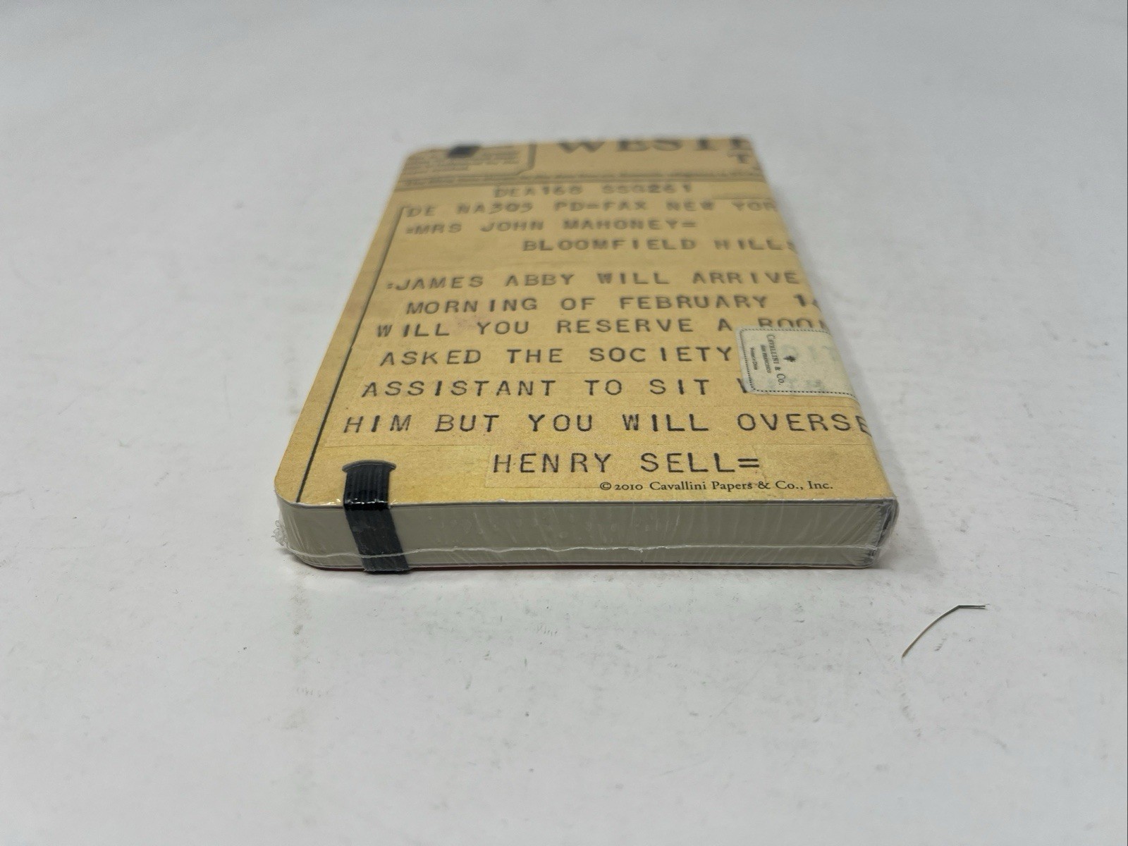 Cavallini & Co. Typewriter Notebook elastic closure 6″ X 4″ sealed 256 pages
