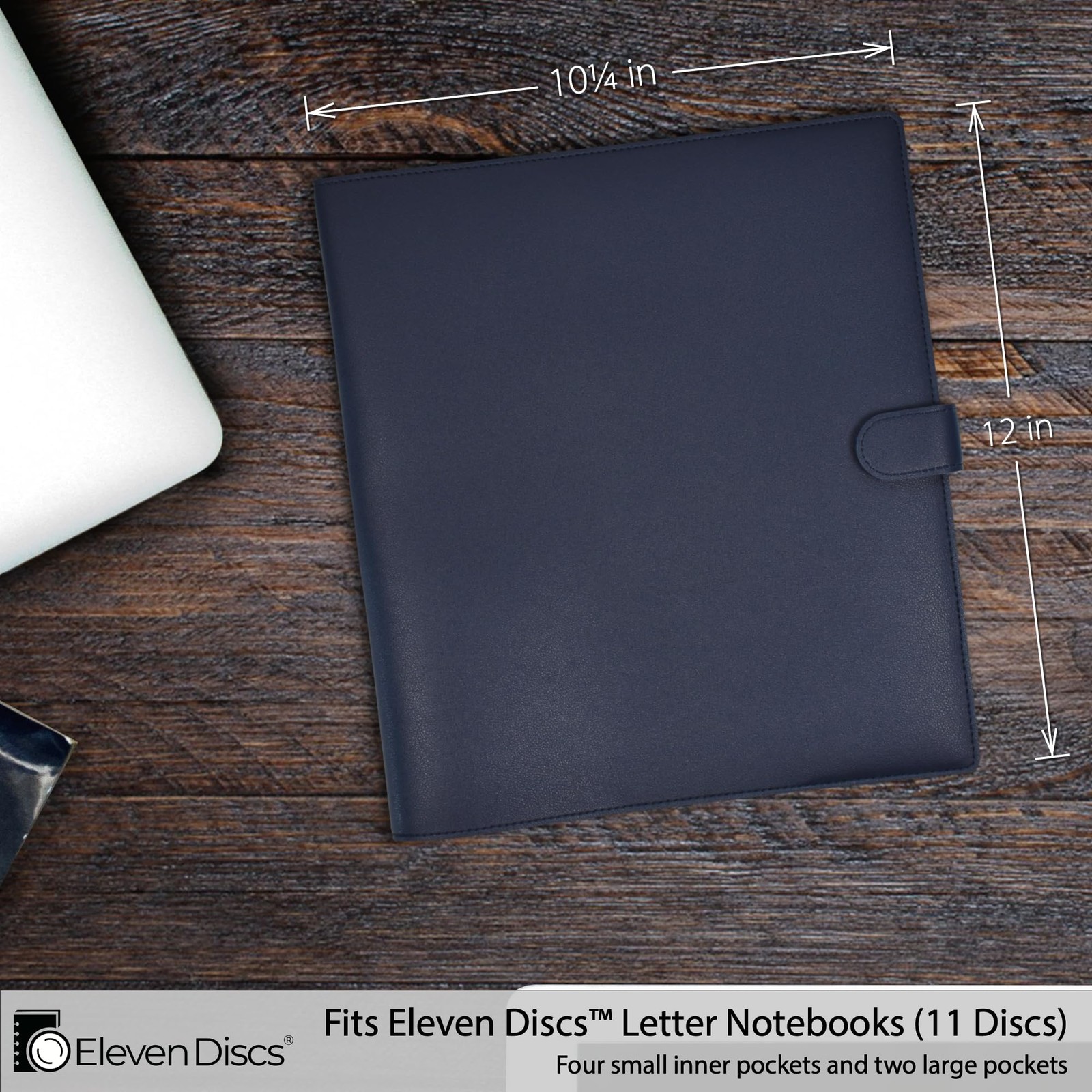 Eleven Discs Premium Faux Leather Discbound Notebook Folio Cover Multiple