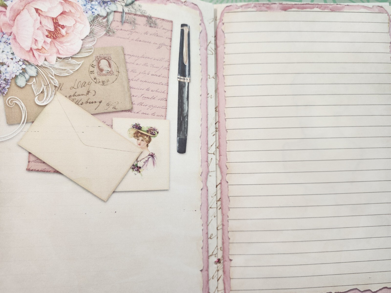 Junk Journal Booklet “POETRY 2” Prose Author Journal Diary Lots of Ephemera!