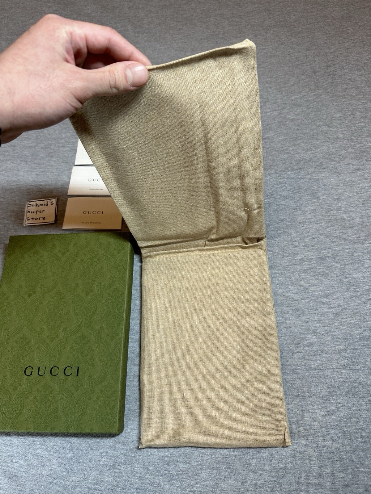 Authentic Gucci Luxury Notebook Journal Geometric G Red Blue New With Gift Box