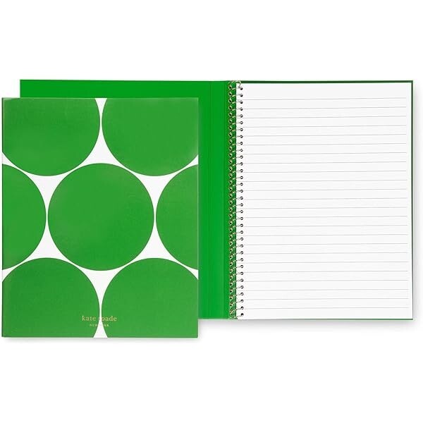 kate spade new york Small Concealed Spiral Notebook, 8.25″ x 6.7, New In Package