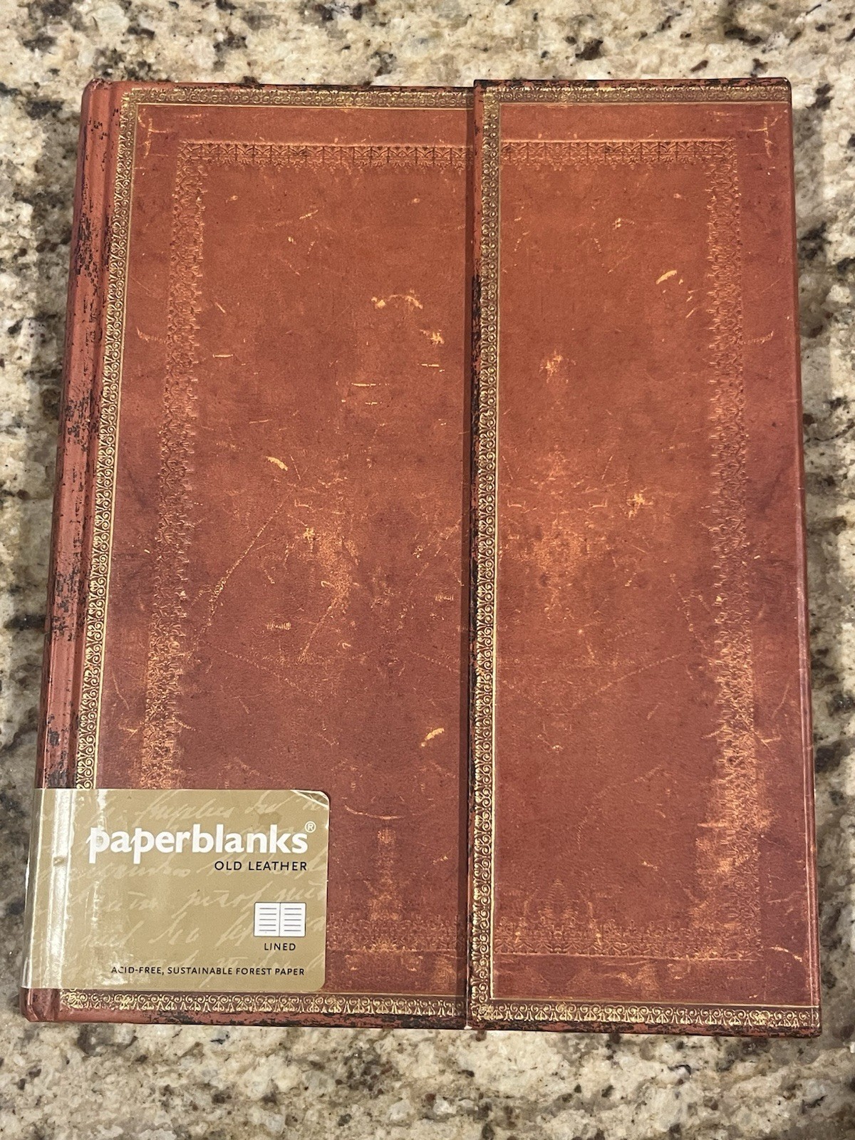 Rare Paperblanks Hand‑Tooled Old Leather Lined Journal | 144 Pages, Hardcover