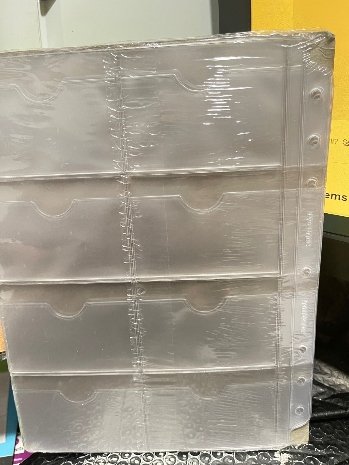 Day-Timer 809297 Business Card Holders 80 Cards Looseleaf Planners 8 1/2 x 11U12