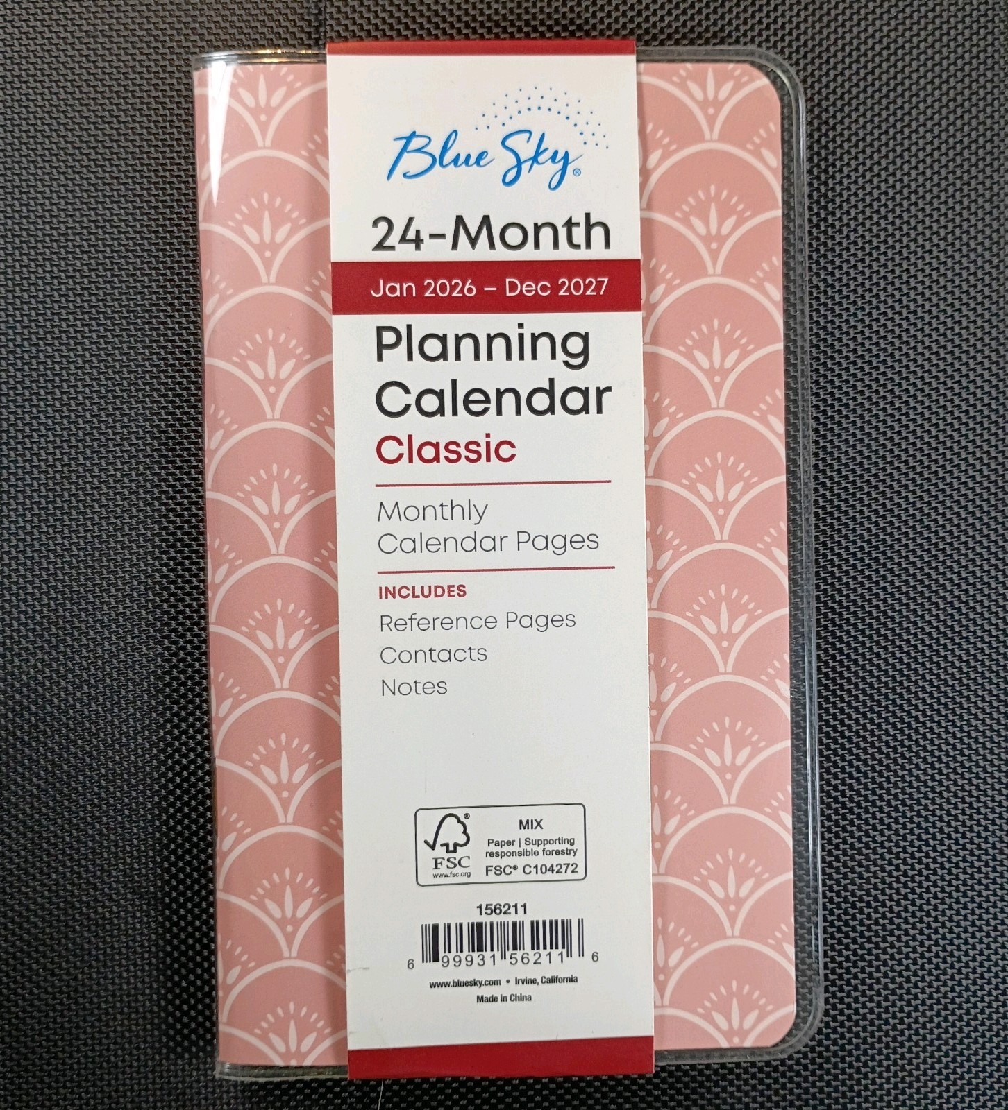 Blue Sky 24 Month Jan 2026 – Dec 2027 Planning Calendar Classic Pocket Size New