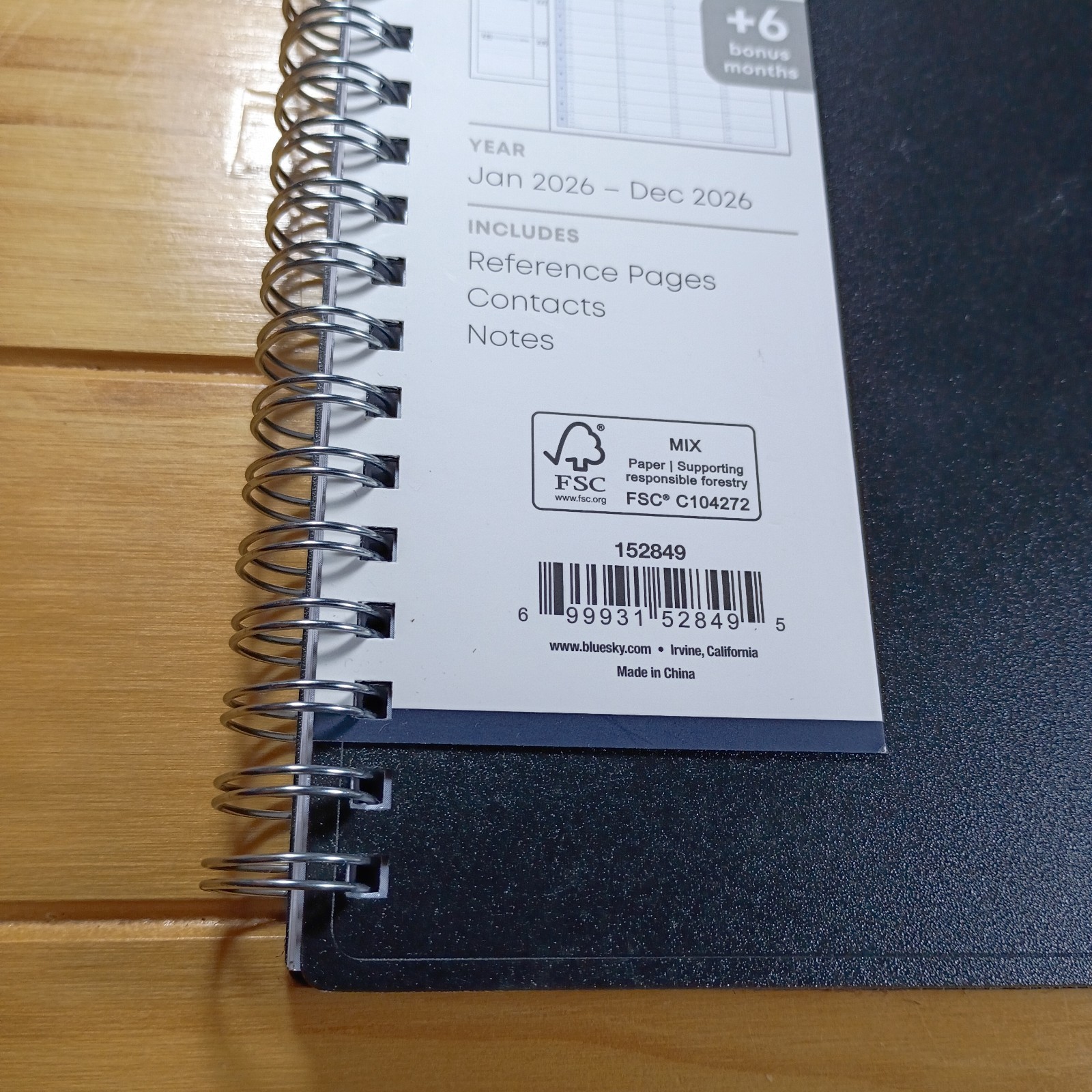 Blue Sky 2026 Planning Calendar Appointment 152849 New