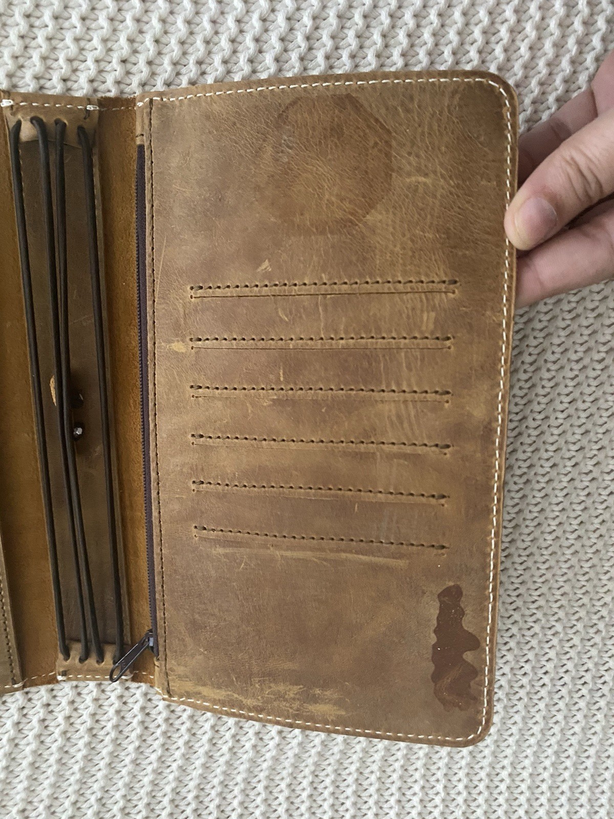 Planner Perfect Out and About Wide Travelers Notebook Planner Brown