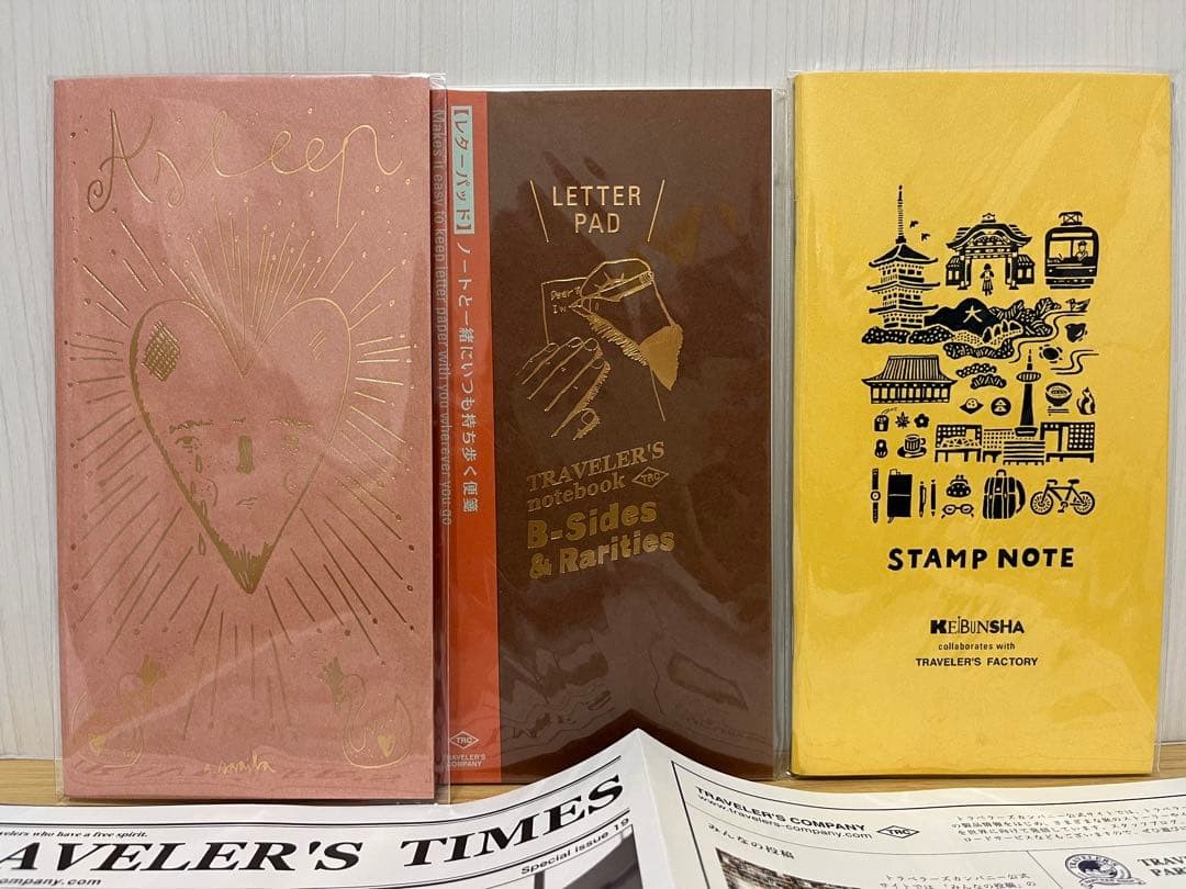 TRAVELER’S notebook Limited Edition Refill Bundle Lot of 6 + Sticker New Japan