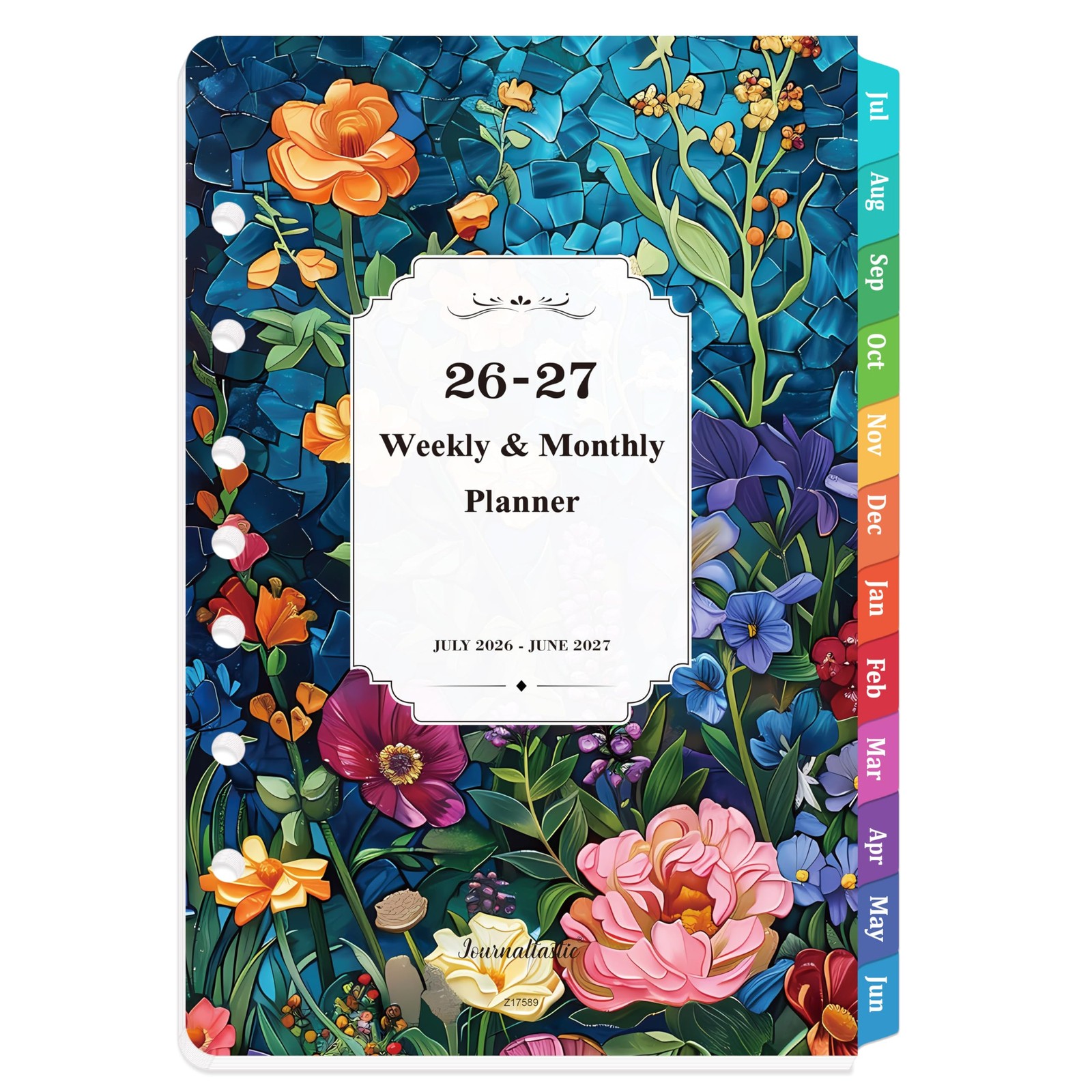 2026-2027 Planner Refills – 7-Hole Punched 5.5″ x 8.5″, Dopamine Color
