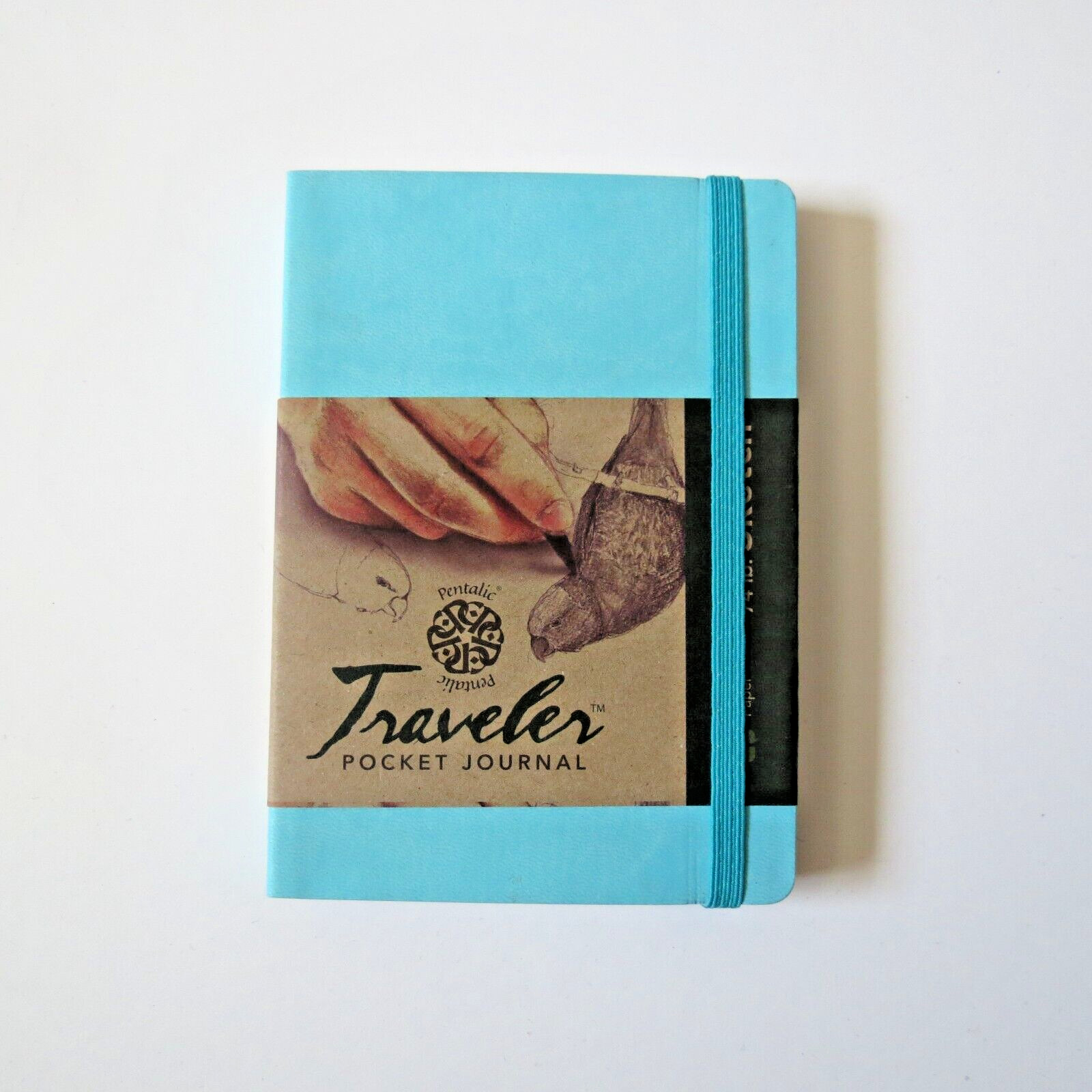 Pentalic Traveler Pocket Journal – 74 lb Sketch 6″x4″ Turquoise