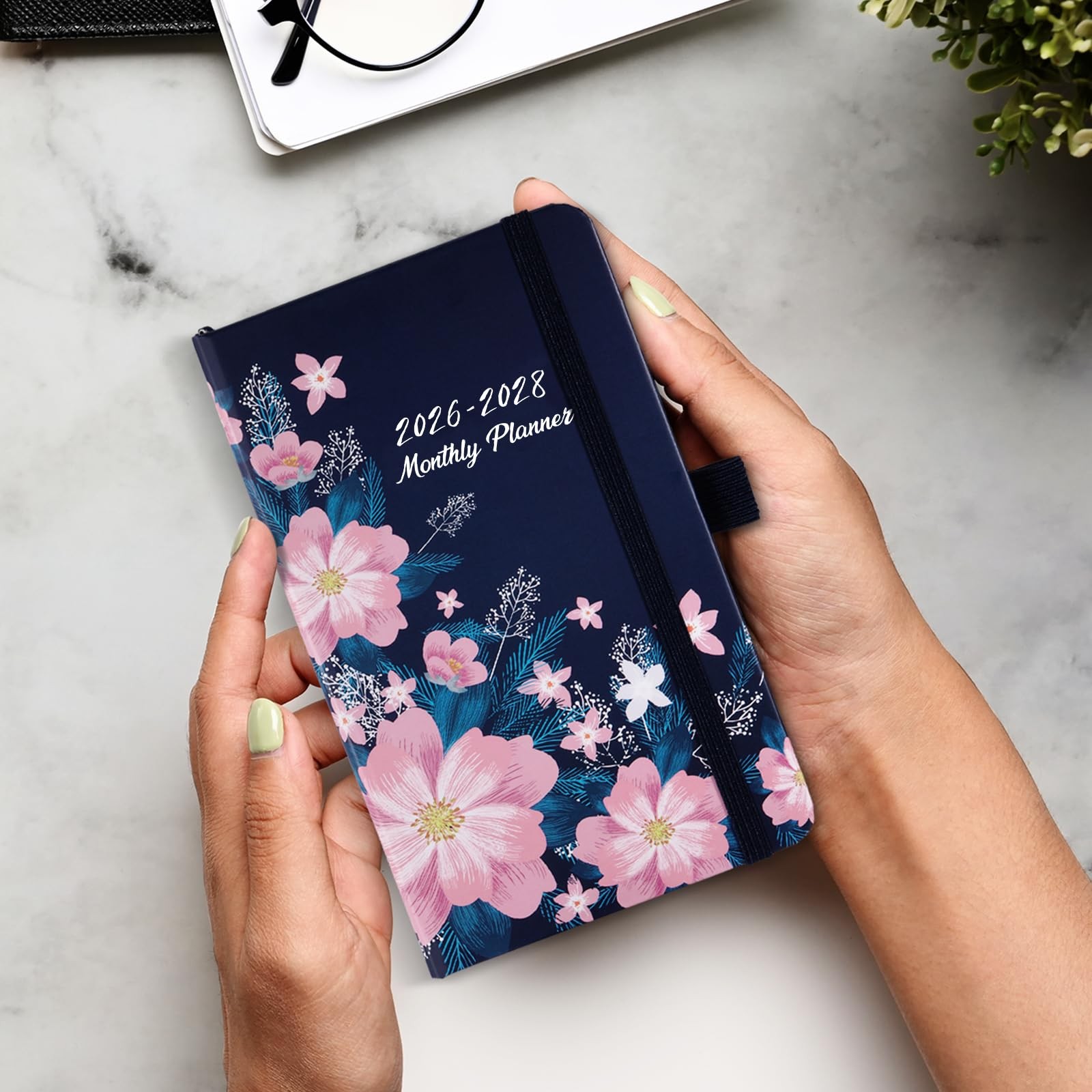 2026-2028 Pocket Calendar, 3-Year Monthly Planner from January 6.3 x 3.8 Inches