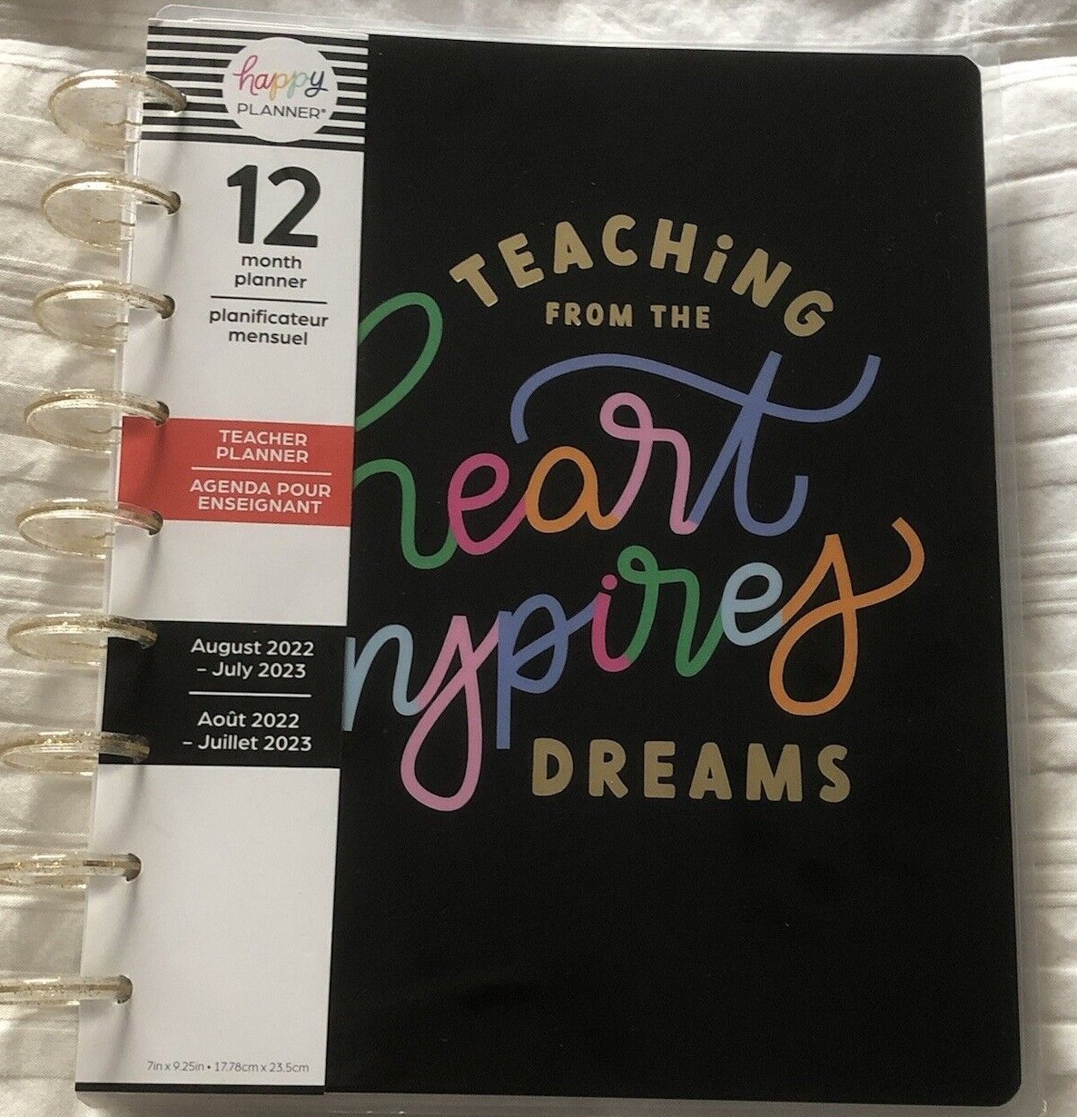 The Happy Planner TEACHER Academic Layout 12 mo 2022 – 2023 Calendar Student NEW